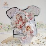 Kartka body na chrzest "CottonCandy 2" GOTOWA - 