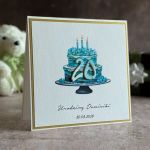 Kartka urodzinowa z kopertą prezentową BH31a - Kartka urodzinowa z kopertą prezentową