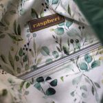 Welurowa shopperka patchwork butelkowa zieleń – unikatowa torba handmade - 