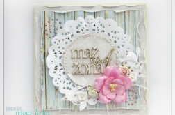 Delikatna i romantyczna kartka na Ślub 2