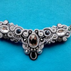 Naszyjnik  Srebro & Black Diamond