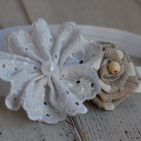 Opaska niemowlęca  - Romantyczna