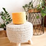 Koszyk 15x12cm,kosz do przechowywania,z paskiem skórzanym. - 