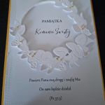 Kartka na Komunie - pamiątka Pierwszej Komunii Świętej KH20260426-1  - Kartka na komunię