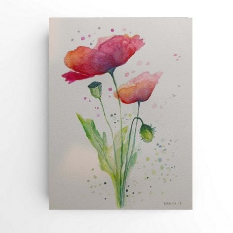 Maki-akwarela formatu 24/18 cm 