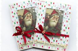 Kartka świąteczna z mikołajem