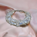 Niespotykana bransoletka z Opali i kryształów - Oryginalna bransoletka z Opali