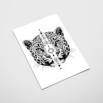 Plakat Plakat Kot gepard 50X70 CM B2 - 