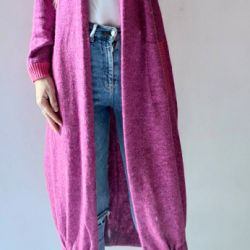 Bomberka długi sweter z kieszeniami