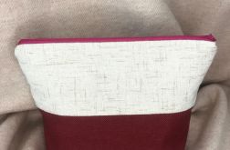 Kosmetyczka materiałowa solidna, stylowa ,praktyczna,kolorowa.