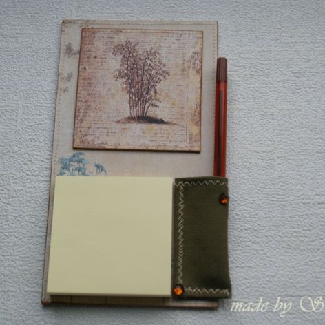 Notes na lodówkę -' cynamonowy zagajnik'