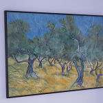 Reprodukcja ,,Gaj Oliwny" Vincent van Gogh - Obraz wiszący na ścianie