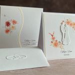 Kartka ślubna z pudełkiem i kopertą WA 51B - Kartka ślubna z pudełkiem i kopertą