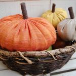 Duża dynia "Ognista pomarańcza" - jesienna dekoracja - ZAREZERWOWANE - 