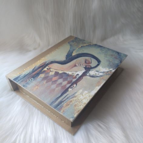szkatułka-księga z aniołem wspomnień