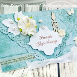 Kopertówka na  Chrzest św. -ogród w bieli