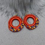 „DEMI” kolczyki szydełkowe - „DEMI” kolczyki szydełkowe