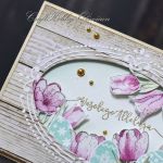 Wesołego Alleluja - pisanki i tulipany - Alleluja - detal I