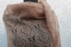 Cynamonowa chusta mgiełka