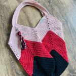 Czerwona torba tulipan handmade - Czerwona torba