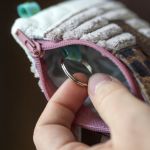 Patchworkowy portfelik etui na klucze 2w1 - 