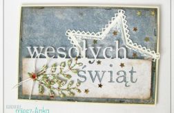 Kartka świąteczna z gwiazdką 2