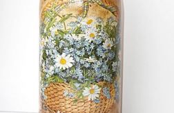 Butelka z niezapominajkami