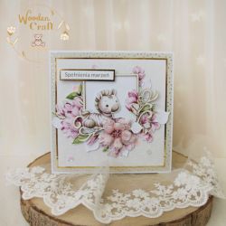 Kartka na dziecięce urodziny "Zebra" GOTOWA