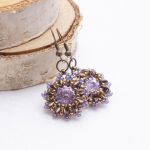 ELEGANCKIE KOLCZYKI Z KRYSZTAŁAMI SWAROVSKIEGO - LILITH - 