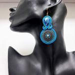 Blue Tears kolczyki sutasz - 