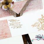 kopertówka z okazji ślubu : maliny i czekolada - 