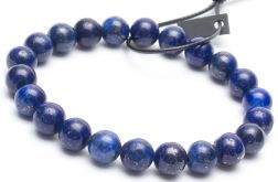 BRANSOLETKA MĘSKA Z KAMIENI LAPIS LAZULI l119