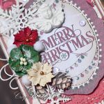 Merry Christmas - z aniołkiem vintage - Merry CHristmas - detalI