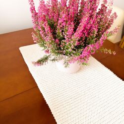 Bieżnik ręcznie robiony,obrus na stół ,35x100cm