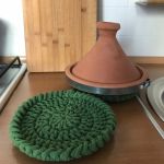 Podstawka pod dzbanek,.20cm 2szt. avokado  - 