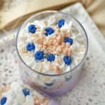 Świeca sojowa "Ciasto z borówkami"- ręcznie robiona 600 ml - Świeca sojowa "Ciasto z borówkami"- ręcznie robiona 600 ml