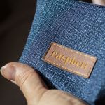 Mini kosmetyczka w kolorze granatowym - 