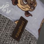 Kosmetyczka MAXI patchwork mopsy - 