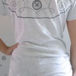 Anielska koszulka ze skrzydłami jasnoszara L - T-shirt jasnoszary kobiecy