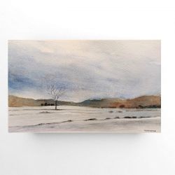 Pejzaż-praca formatu 15/24 cm 