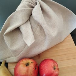 Chlebak lniany/ sakwa/tabołek