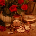 SOJOWE WOSKI DO KOMINKA W KSZTAŁCIE SERC NA WALENTYNKI  - woski do kominka serca walentynki miłość