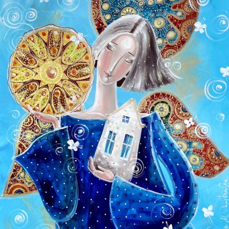 "Ciepło rodzinnego domu"- Giclee