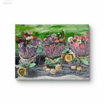 Obraz akrylowy pt. W ogrodzie  - 