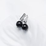 Klasyczne kolczyki z Black Stone - 