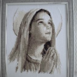Maryja ze złożonymi rękoma -obraz