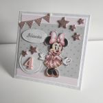 Kartka urodzinowa Myszka Minnie III - Kartka urodzinowa Minni