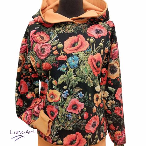 Bluza damska z kapturem maki S