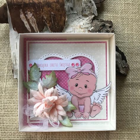 107, Pamiątka Chrztu Świętego z aniołkiem