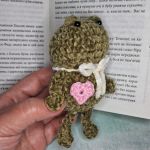 Pluszowa żabka walentynka amigurumi - Walentynka
